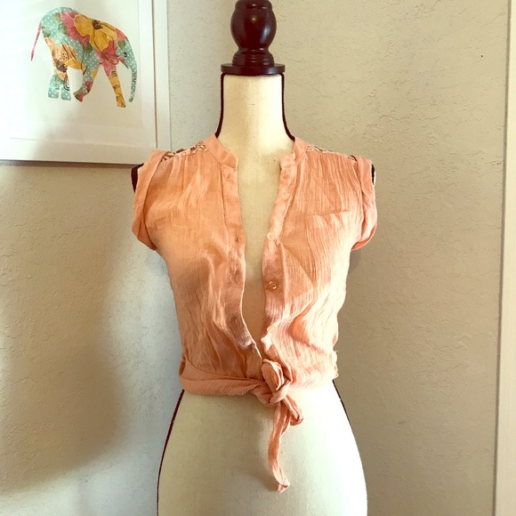 PEACH 🍑 Crop Top - Picture 1 of 5